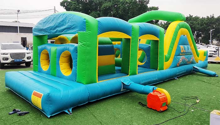 33ft Dual Challenge Inflatable Obstacle Course