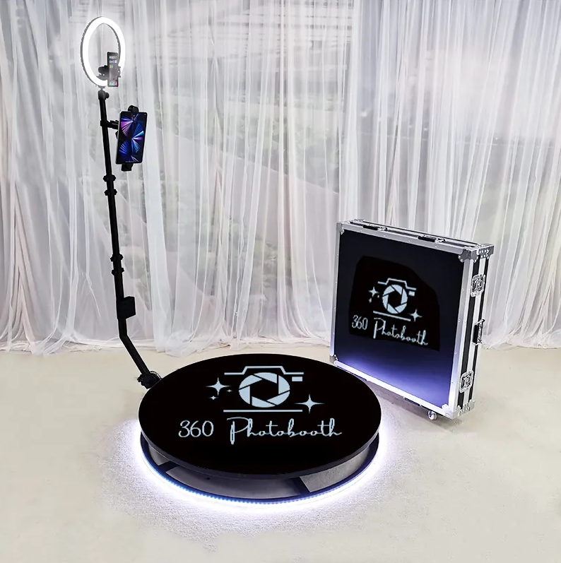 360 Photo Booth Machine With Optional Photo Booth Enclosure ...