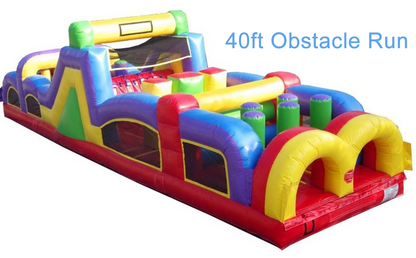 Huge 194ft Inflatable Obstacle Course