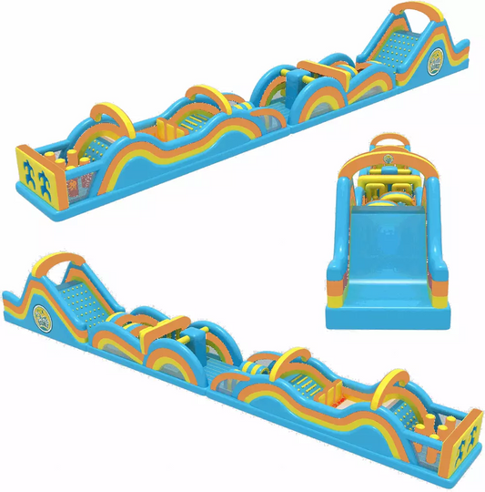 Large 82ft Inflatable Obstacle Course