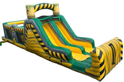 47ft Construction Zone Inflatable Obstacle Course