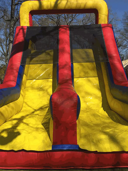 Max Challenge Inflatable Obstacle Course Slide