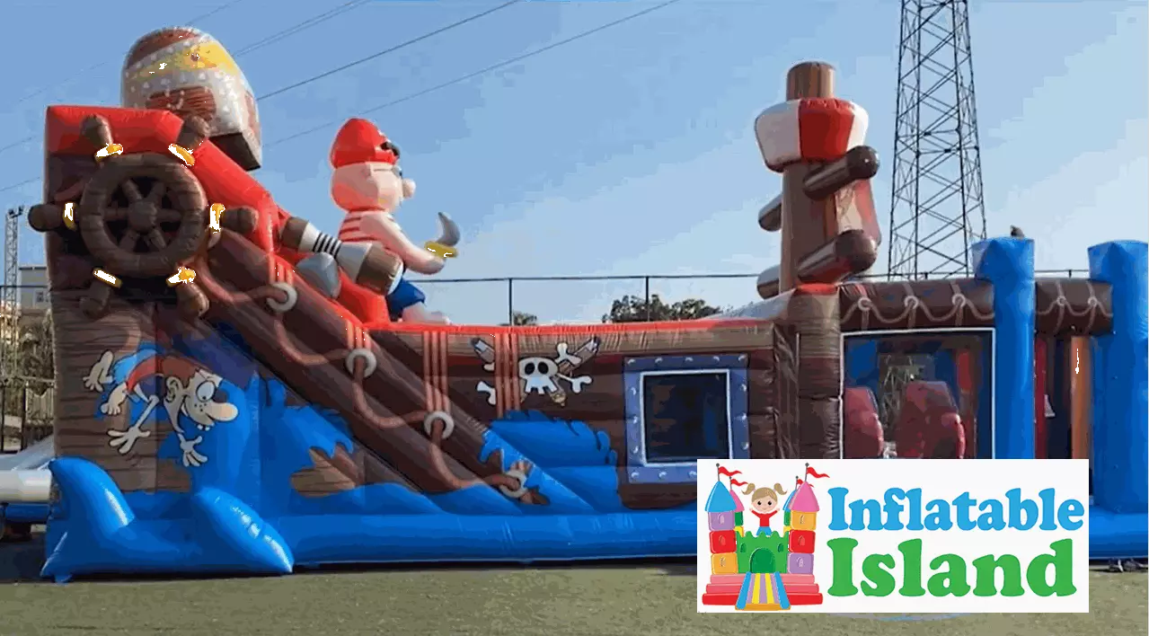 Inflatable Pirate Ship Obstacle Course – inflatableisland.co