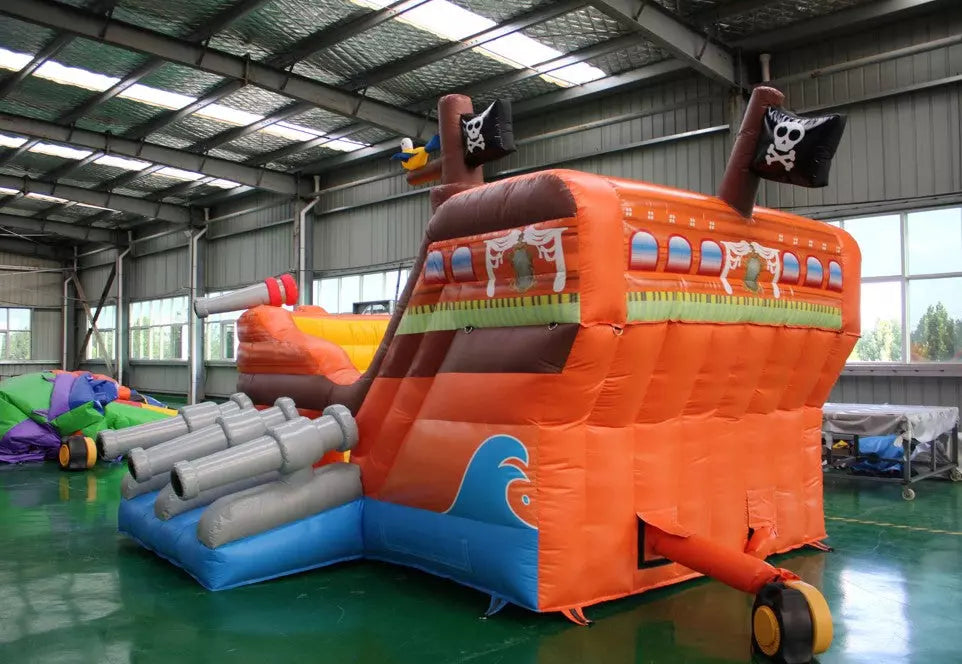 Pirate Ship Inflatable Back