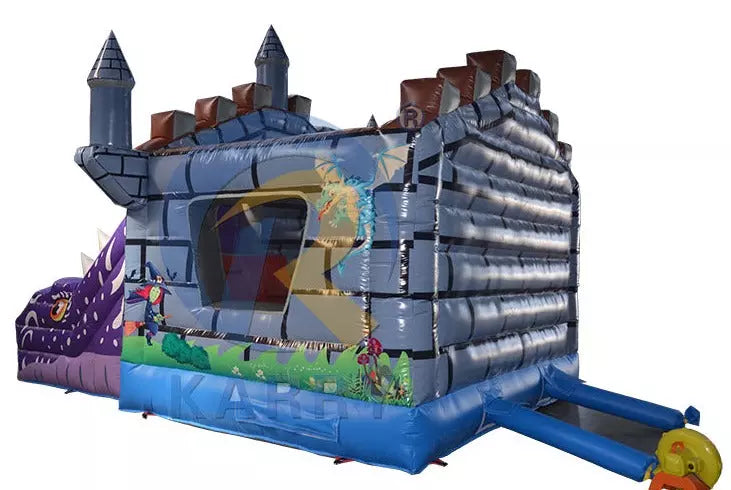 Dragon Castle Bounce House With Slide