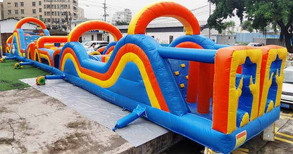 90ft Inflatable Obstacle Course
