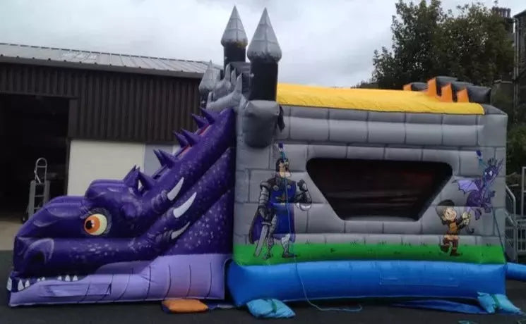 Dragon Castle Bounce House With Slide