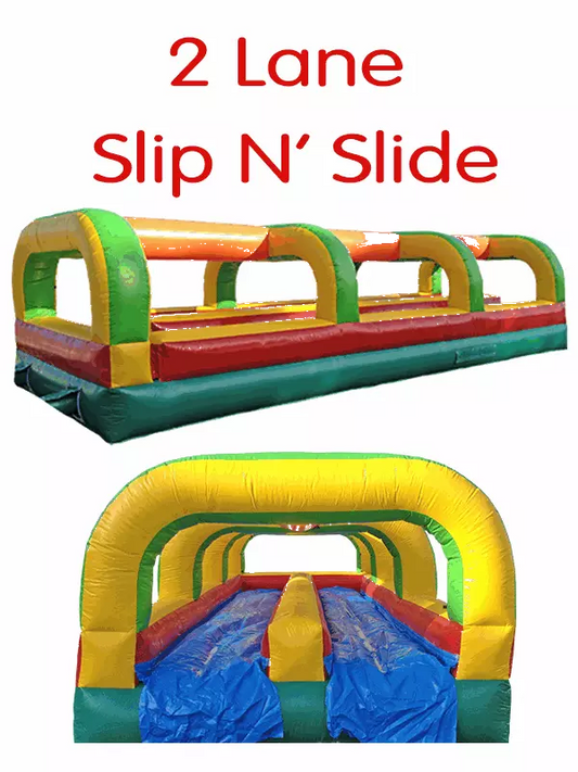 2 Lane Inflatable Slip N' Slide