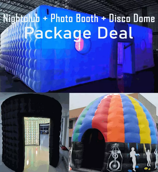 Nightclub, Photo Booth, Disco Dome Package Deal