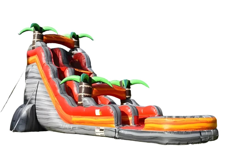 Tropical Jungle Inflatable Water Slid