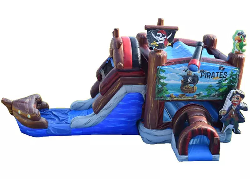 Pirate Ship Bounce House With Slide