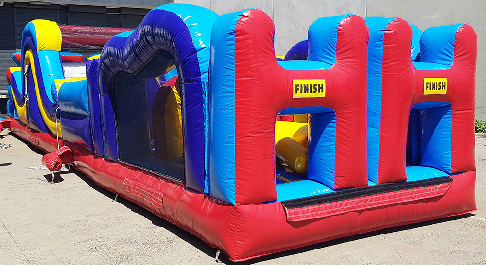 Inflatable Obstacle Course Finish