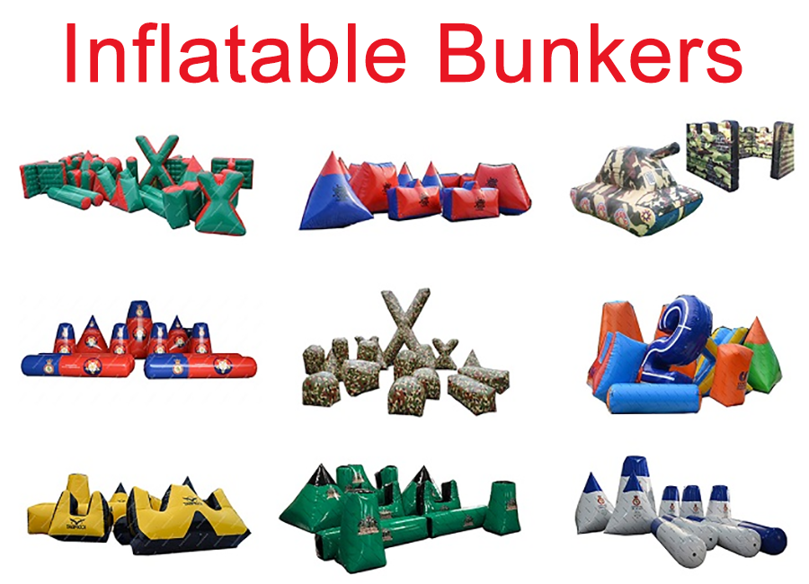 Inflatable Paintball Arena & Paintball Bunkers