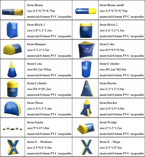 Inflatable Paintball Bunkers 2