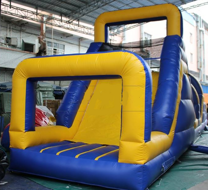 Interactive Challenge Inflatable Obstacle Course Slude