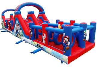 Mario Inflatble Mario Bros Inflatable Obstacle Course – inflatableisland.co