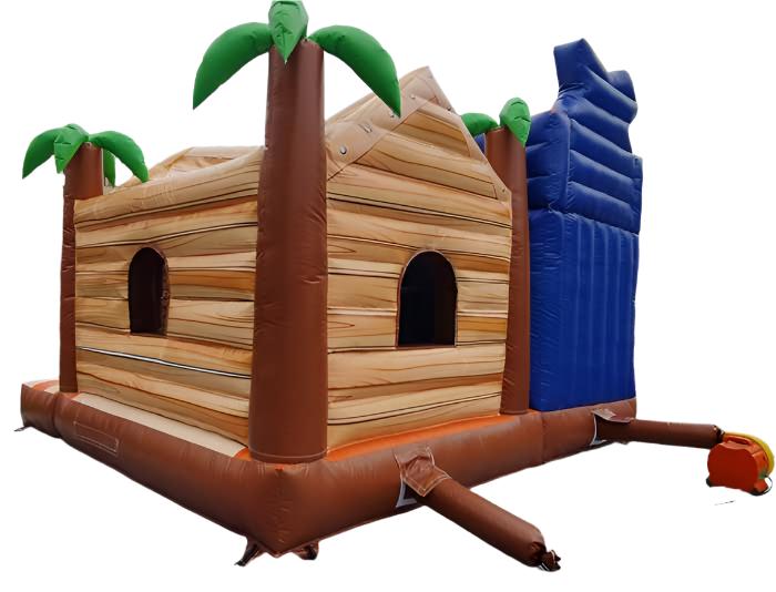 Pirate Jungle Bounce House With Slide