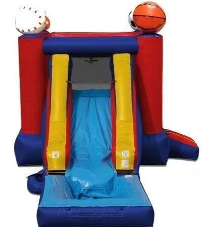 Sports Jumping House With Small Slide and Pool