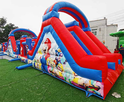 Mario Bros Inflatable Obstacle Course