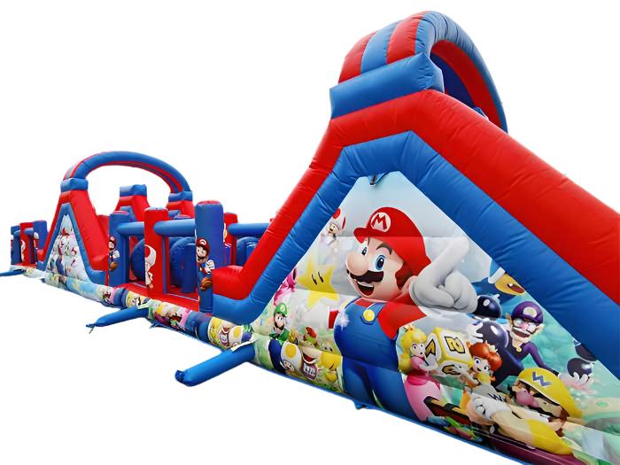 Mario Bros Inflatable Obstacle Course